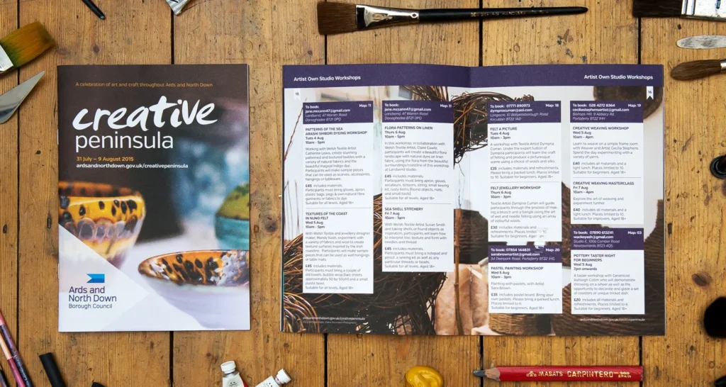 brochure design arts belfast 01