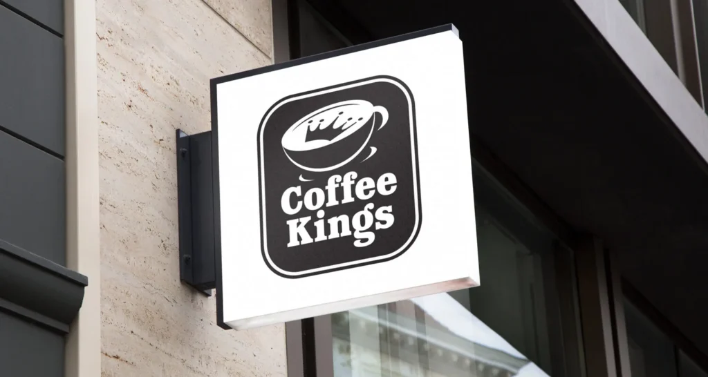 coffee shop signage belfast