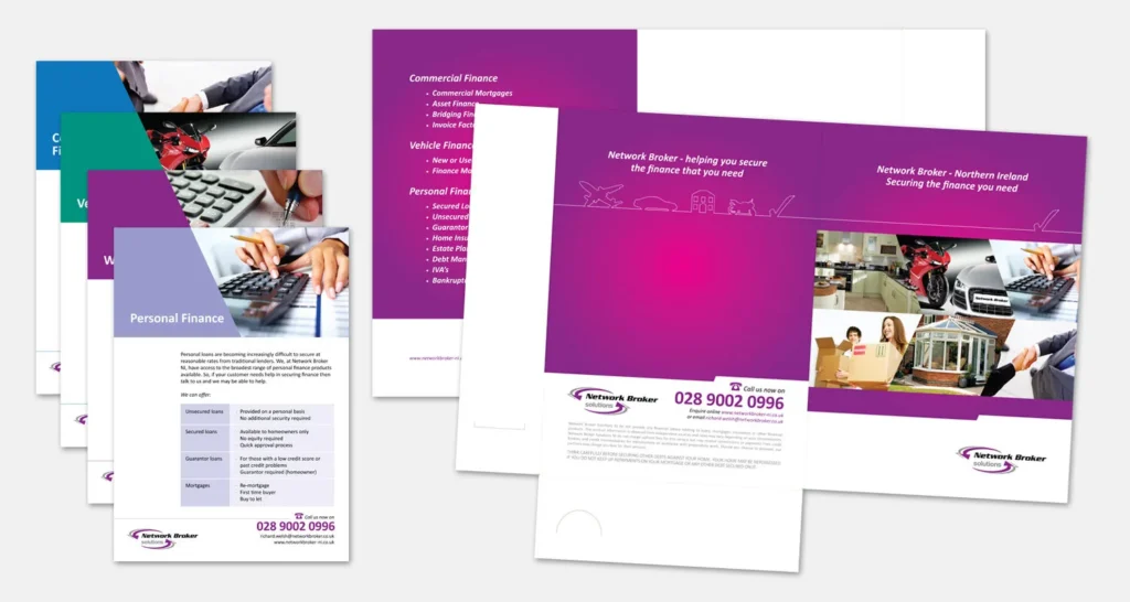 folder design & inserts belfast 1