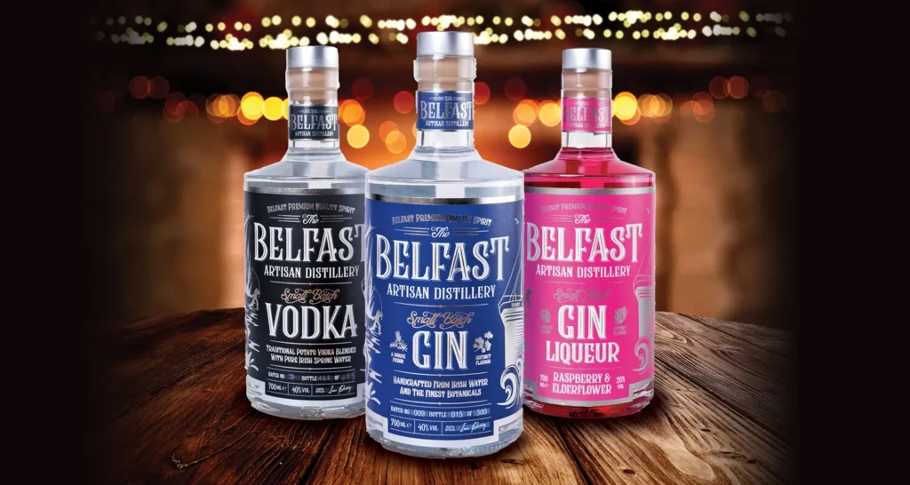 gin vodka packaging design belfast ireland